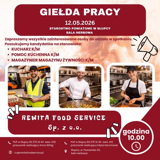 Obrazek dla: Giełda pracy dnia 12 maja 2026 r.