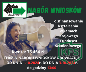 Zdjęcie artykułu Nabór wniosków o sfinansowanie kształcenia w ramach...